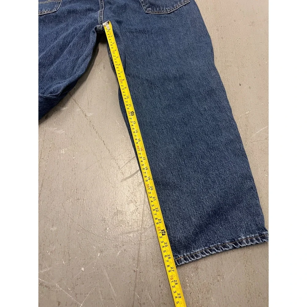 Levi's 550 Jeans Men's Blue Denim Pockets Relaxed Fit Straight Classic‎ - 48X29
